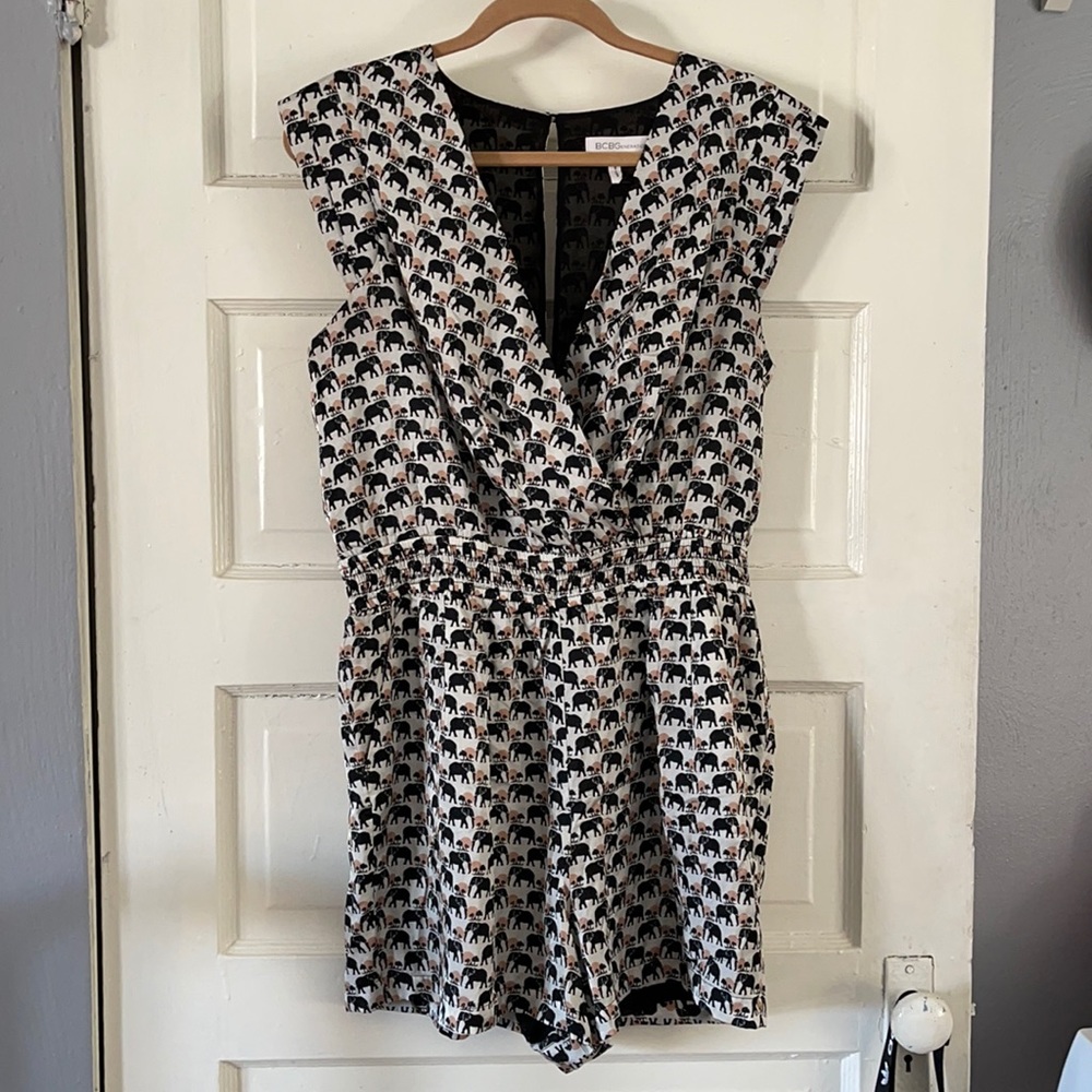 BCBG Elephant Romper